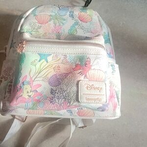 Loungefly Disney Kids Backpack - Cream and Pink